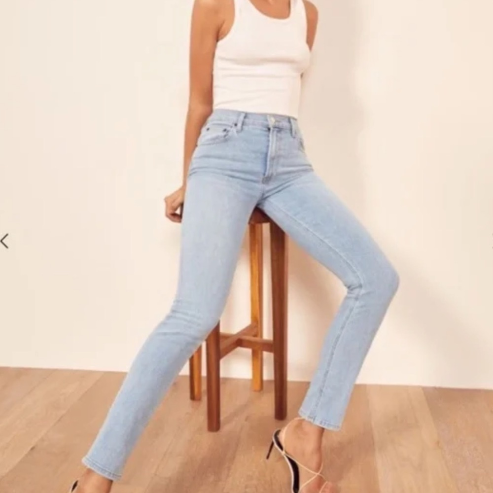 Nwt Reformation High and Skinny in Amalfi size 26